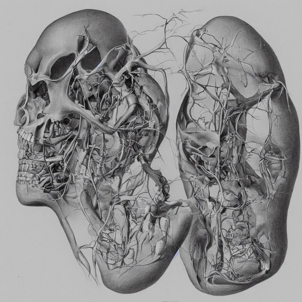 Image similar to anatomical drawing of an unknown species