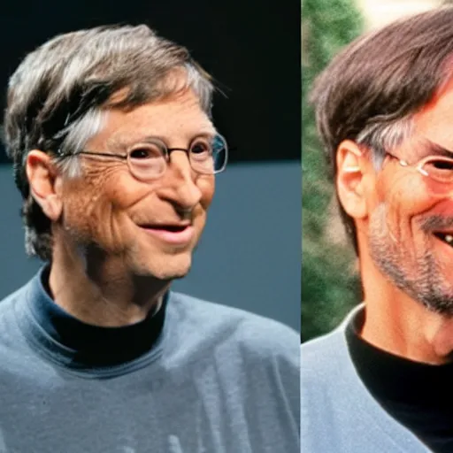 Steve Jobs vs Bill Gates Anime-style [Speed Painting] 