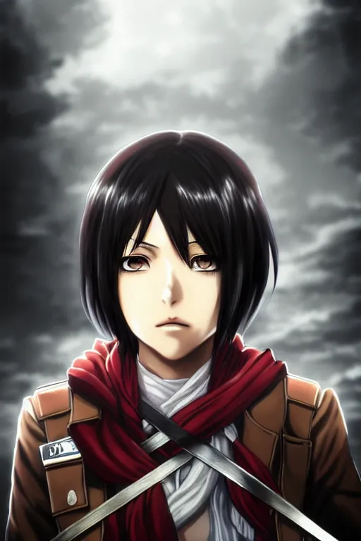 highly detailed portrait of mikasa ackerman from | Stable Diffusion ...