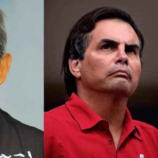 Image similar to son of Bolsonaro and Lula