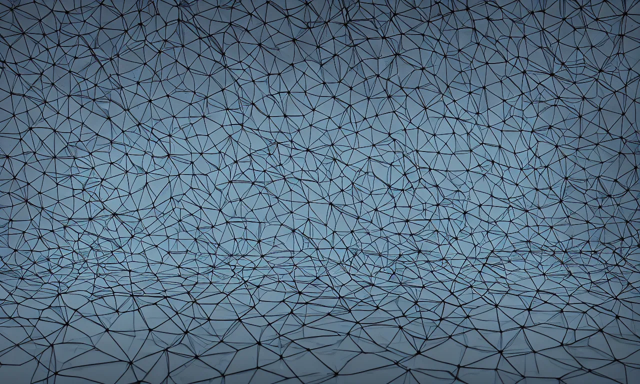 Image similar to reflexion cyberpunk voronoi depth fog wires connexion