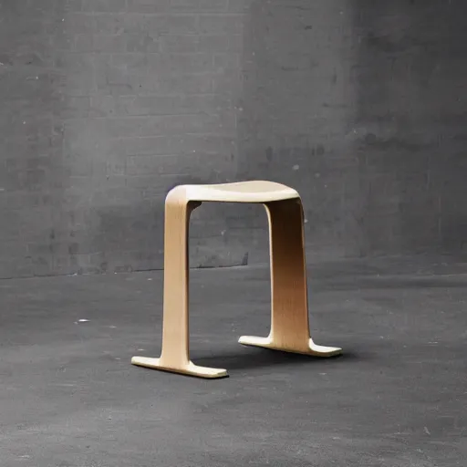 Prompt: the vintage stool by tadao ando