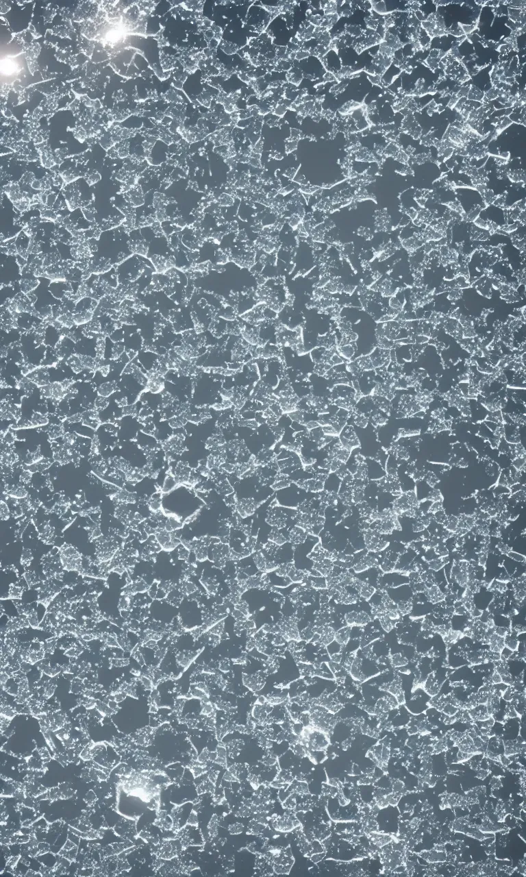 Image similar to photo of transparent mesoglea colloid solidifying from the fog