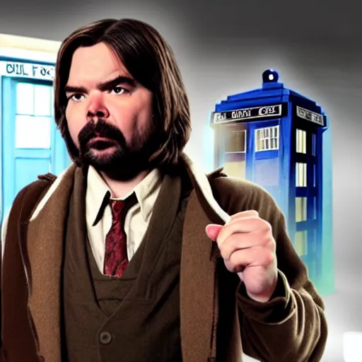 Prompt: matt berry as doctor who