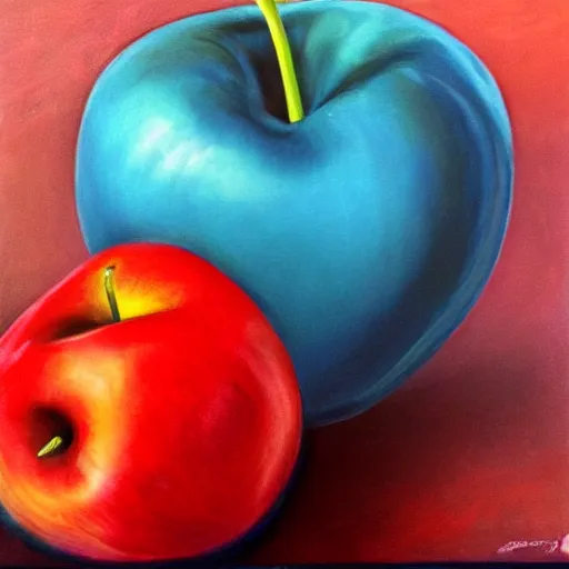 Image similar to blue apple