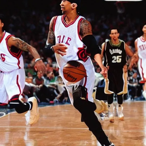 Image similar to allen iverson nenderoid