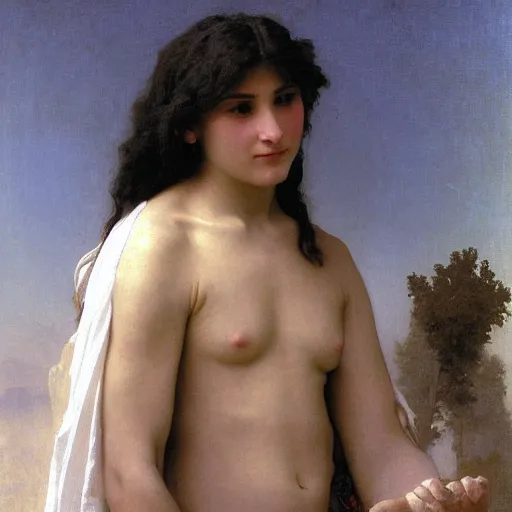 Image similar to The cosmic shaman, painted by William-Adolphe Bouguereau