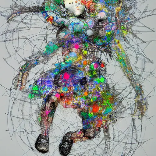 Prompt: art as an algorithm by Yoshitaka Amano