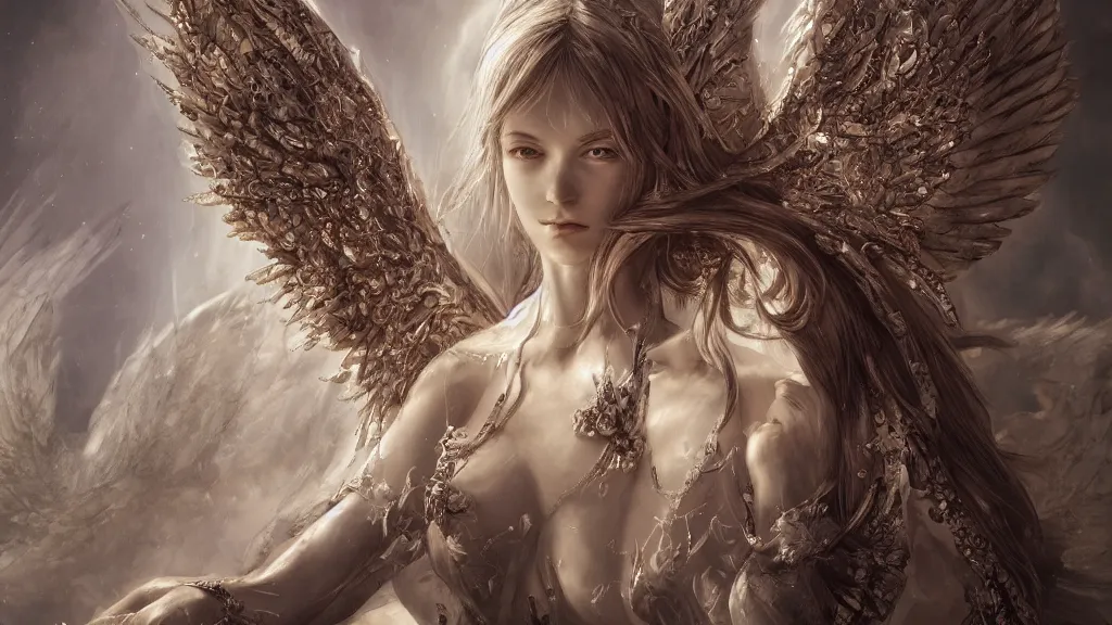 Prompt: angel, fantasy artwork, award winning, very very very very very very very very very very very very very very beautiful, hyper detailed, studio lighting, artstation.