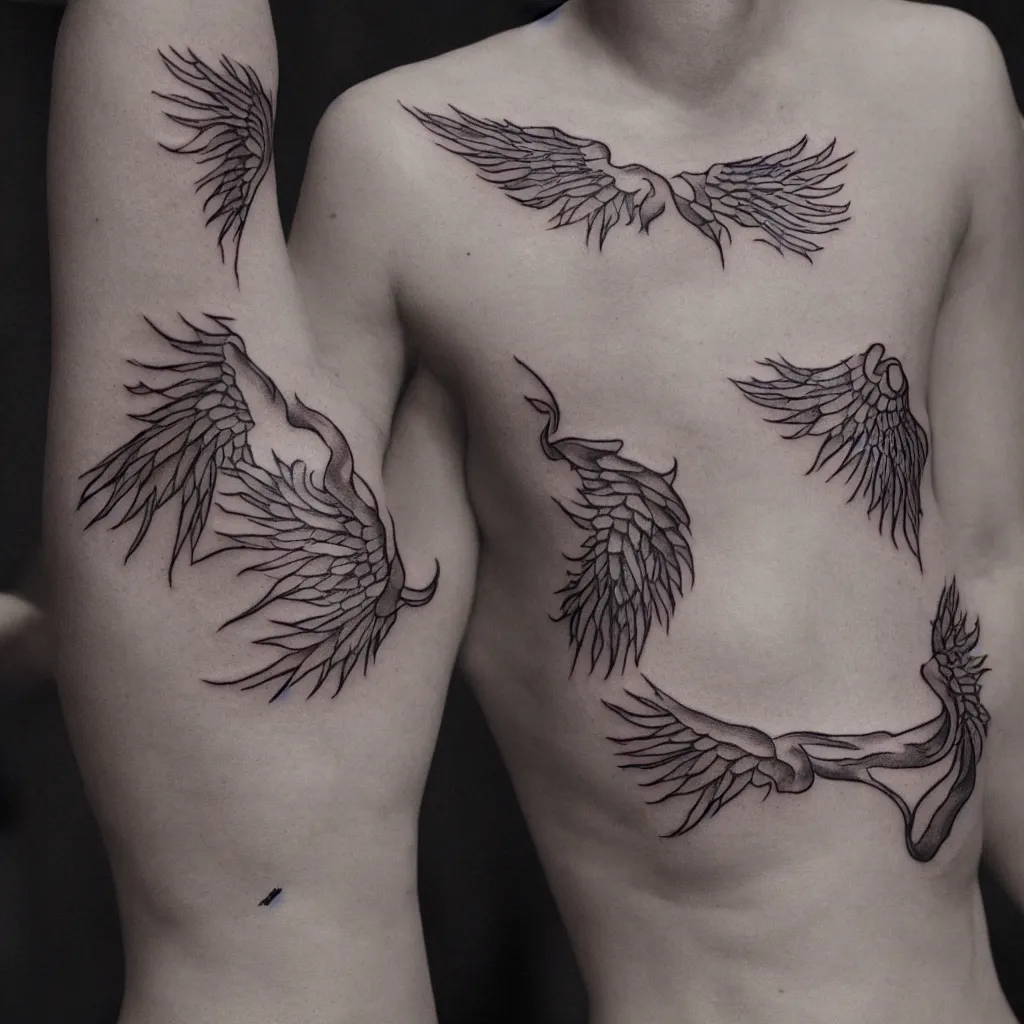 Tattoo tagged with: tribal, back, phoenix, black | inked-app.com