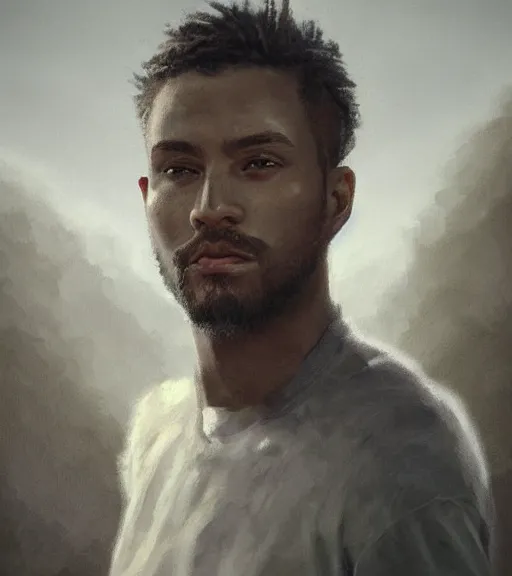 Prompt: king, portrait, illustration, rim light, top light, perfectly shaded, spring time, slight overcast lighting, soft painting, hyper realistic cinematic art 4 k great view high quality