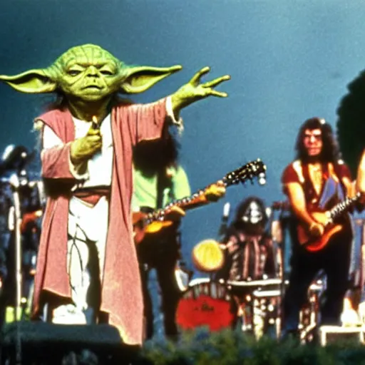 Image similar to Yoda Performing at Woodstock with The Grateful Dead