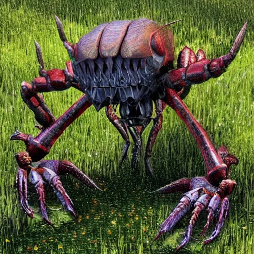 Prompt: giant arthropod creature