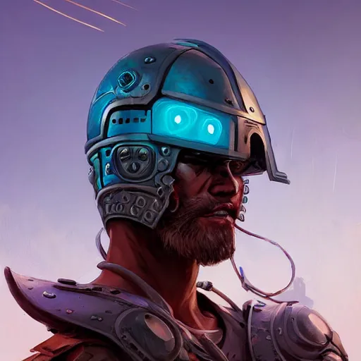 Image similar to cyberpunk viking helmet mask warrior goddess robot ninja fantasy, art gta 5 cover, official fanart behance hd artstation by jesper ejsing, by rhads, makoto shinkai and lois van baarle, ilya kuvshinov, ossdraws