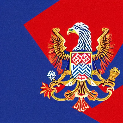 Prompt: Flag of freedom, democratic and independent Moscow Republic