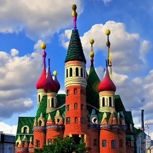 Prompt: Kazan by Antoni Gaudi style