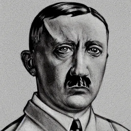 a very detailed portrait of hitler in african clothes | Stable ...