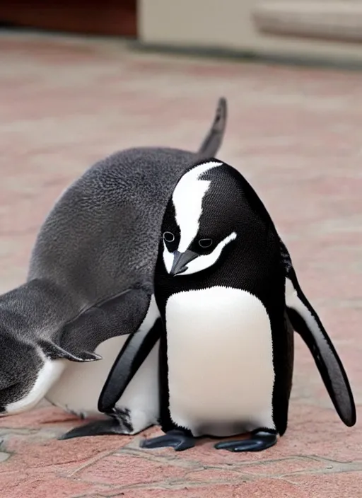 Prompt: penguin cat hybrid