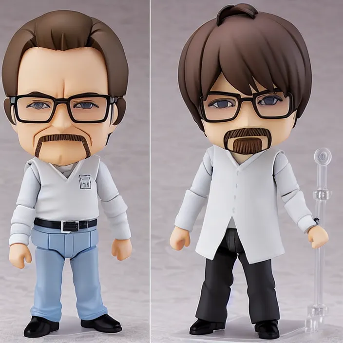 Image similar to Walter White, An anime Nendoroid of Walter White, figurine, detailed product photo