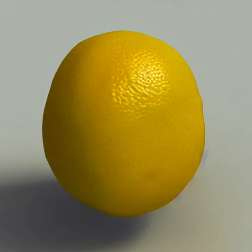 Prompt: low polygon render of a lemon on a white background, isometric 3 d, ultra hd