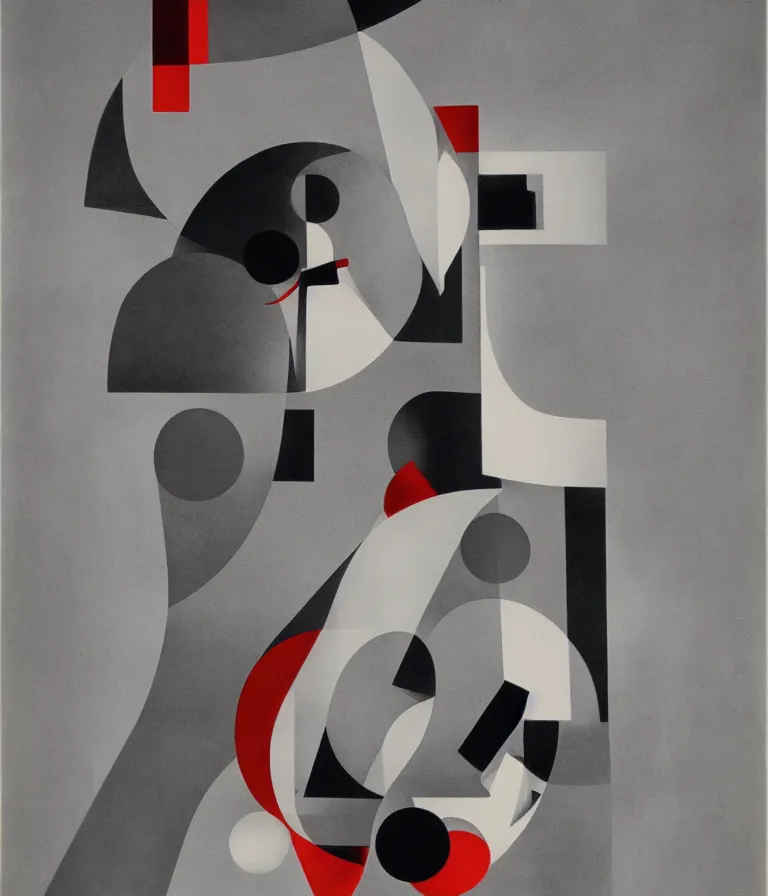 Image similar to artwork by laszlo moholy nagy