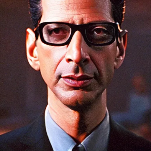 Image similar to jeff goldblum in the matrix