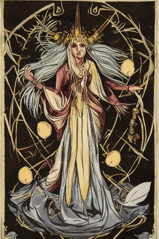 Image similar to All Hail Eris, goddess of Discord, Dawn