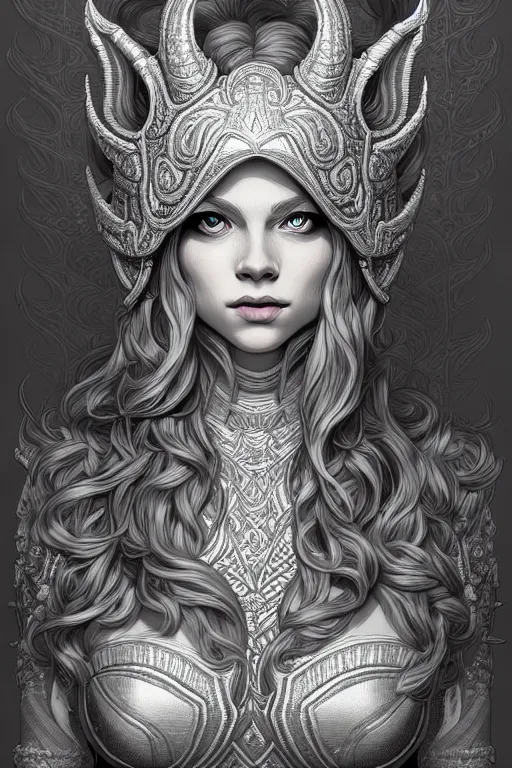 Prompt: freya in silver and white, beautiful detailed pixelart by albertov, intricate details, beautiful, dithered gradients, volumetric lighting, cgsociety, artstation, smooth, sharp focus, 2 d illustration, amazing art by dan mumford