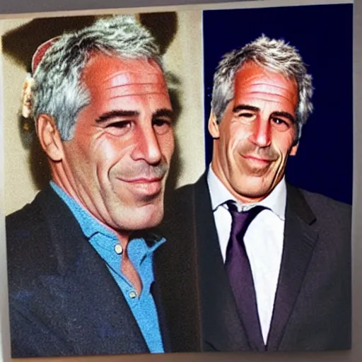 Image similar to jeffrey epstein wearing silly bunny ears