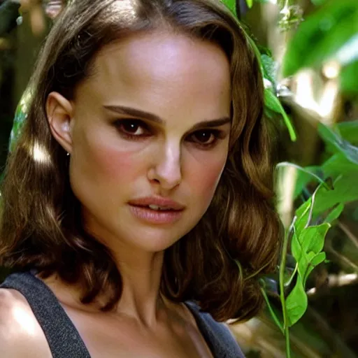 Image similar to Natalie Portman in the jungle