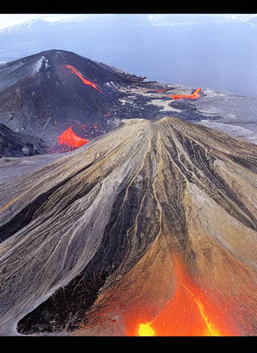 Image similar to volcanic zone zenith view by tolkien