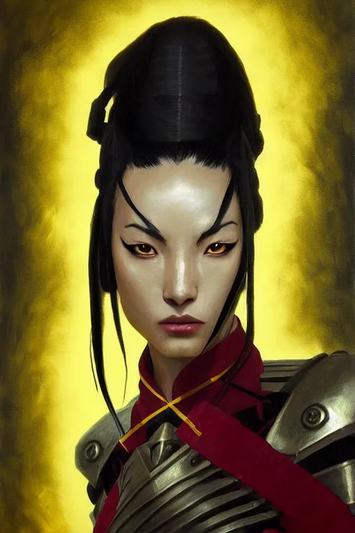 a photorealistic painting of Azula from avatar the | Stable Diffusion ...