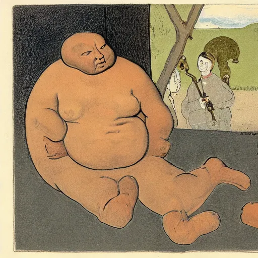 Image similar to an ethnographic object in the style of hugo simberg, 1 8 9 6