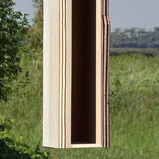 Prompt: large scale bat box designed by Norman Foster