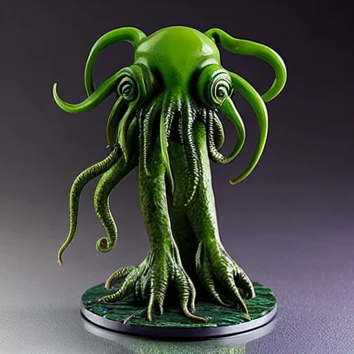 Prompt: a cthulhu figma figurine, product shot