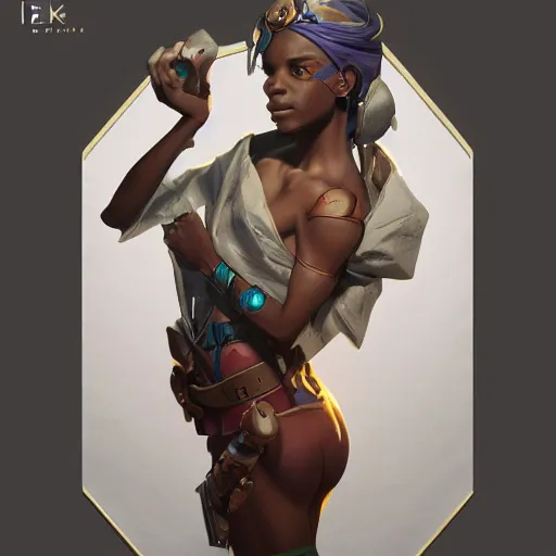 ArtStation - 2d animation Ekko Fan Art League of Legends