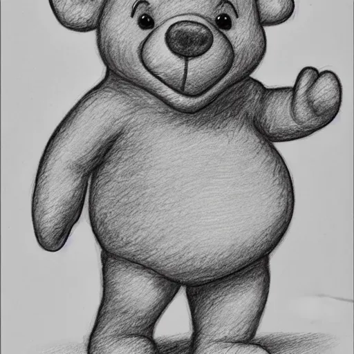 Image similar to anatomy drawing of winnie the poo