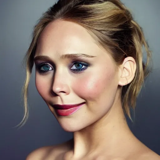 Image similar to elizabeth olsen mixed with jennifer lawrence