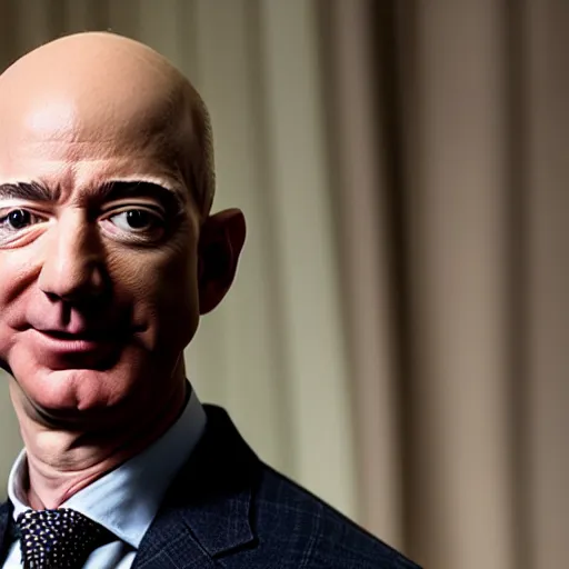 Image similar to a still image of jeff bezos from WW2