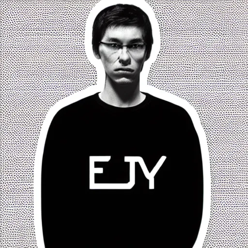 Prompt: black on white typography stickers writtern tomek in style of david rudnick, eric hu, y 2 k, brutalism