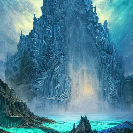 Prompt: atlantis, acrilic paint, digital, artstation, detailed intricate ink illustration, heavenly atmosphere, digital art, overdetailed art, concept art, complementing colors, trending on artstation, cgstudio, the most beautiful image ever created, dramatic, subtle, details, award winning artwork, beautiful scenery