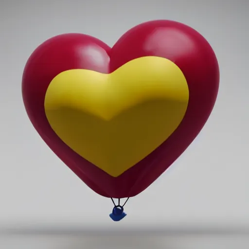 Image similar to a cyndiquil from pokemon with a heart shaped balloon, a 3 d render by pedro pedraja, featured on polycount, pixel art, rendered in maya, 2 d game art, rendered in cinema 4 d