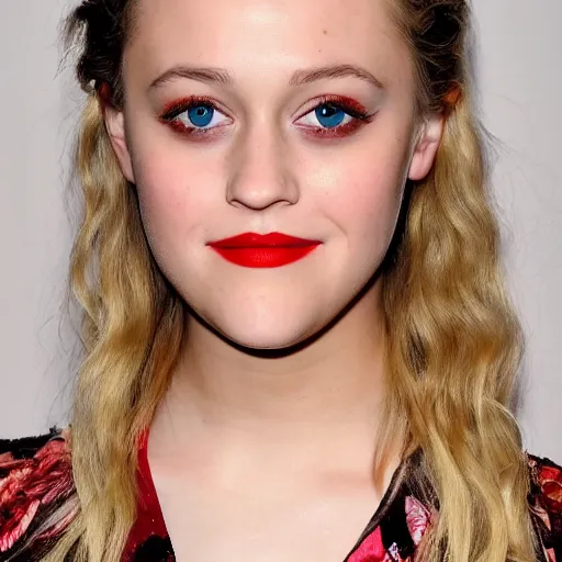 Prompt: a masterpiece portrait photo of a beautiful young woman who looks like a manic pixie dream girl maika monroe, symmetrical face