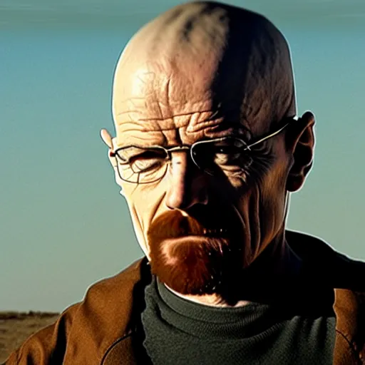 Image similar to walter white with the face of anakin Skywalker