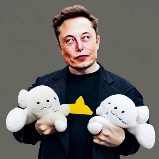 Image similar to Elon Musk plushie toy