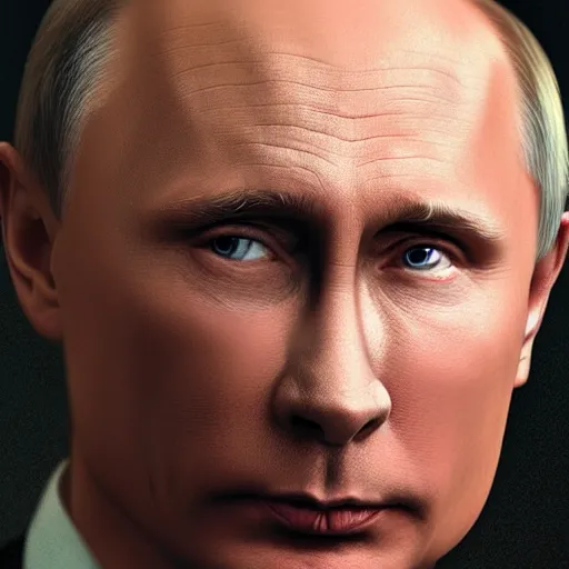 Image similar to vladimir putin, man, highly detailed, 4 k, hdr, smooth, sharp focus, high resolution, artgerm, photorealistic