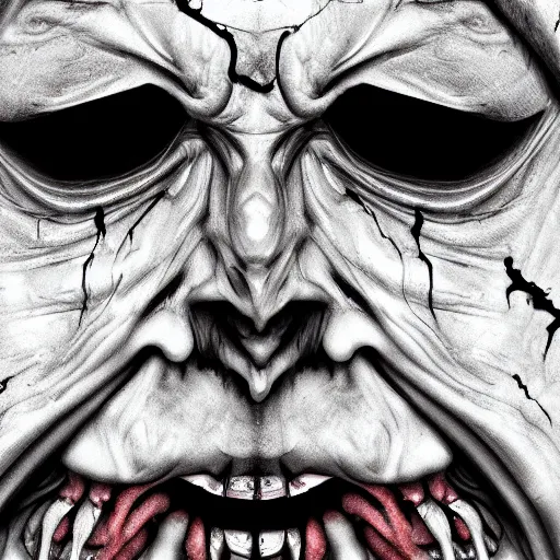 Dark Scared Face ← a people Speedpaint drawing by Balisong - Queeky - draw  & paint