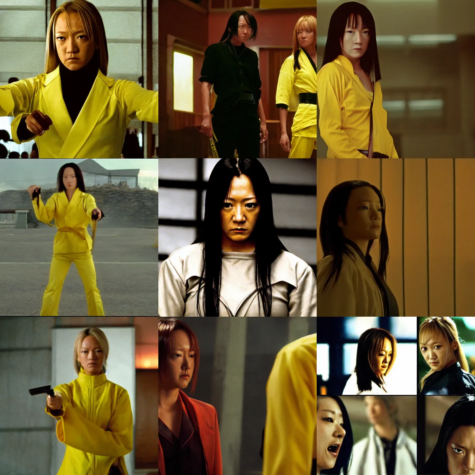 Prompt: still frames from kill bill 3 movie