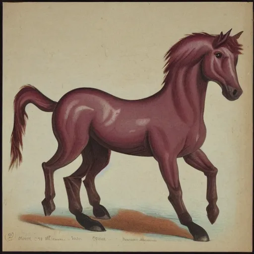 Image similar to an anthropomorphic horse character