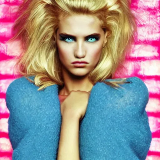 Image similar to cute blonde girl by David Lachapelle